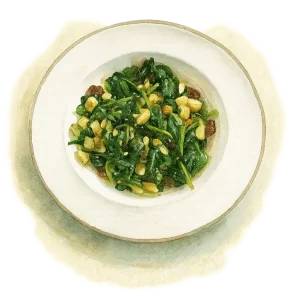 receta espinacas